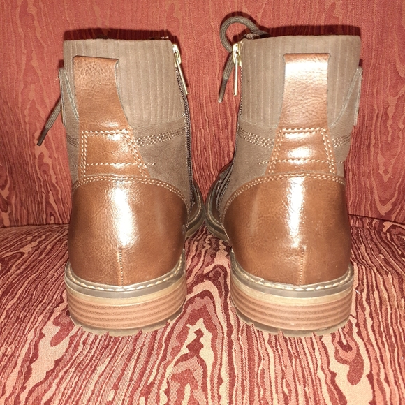 SONOMA BROWN ON BROWN MEN'S COMBAT BOOTS SIZE 9 M - Picture 5 of 9